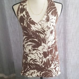 J. Crew 100% cotton halter top EUC